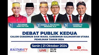 DEBAT KEDUA CALON GUBERNUR DAN CALON WAKIL GUBERNUR KALTARA [upl. by Crane467]