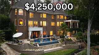 425M Lakefront Atlanta Mansion in Sandy Springs GA I 5509 Long Island Dr I Atlanta Luxury Homes [upl. by Compte]