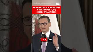 Morawiecki mówił o biciu baseballem Atakował Bodnara [upl. by Archibold]