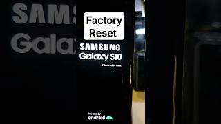 How to Factory Reset Hard Reset Samsung Galaxy S10 [upl. by Rairb]