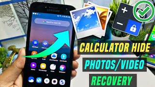 😥Calculator Hide App Delete Photo Recovery  Calculator Hide App Se Delete Photo Wapas Kaise Laye [upl. by Ellenad236]