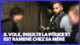 Il vole insulte la police et est ramené chez sa mère [upl. by Danieu]