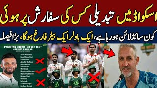 Big Change IN PAK Squad VS England Series  Champions Trophy 2025  PTV Sports Live Streaming [upl. by Ahsikahs]