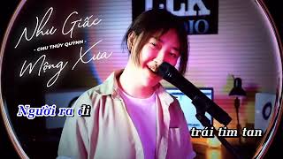 Karaoke Tone Nữ  Một Giấc Phiêu Bồng  Chu Thúy Quỳnh Official Video [upl. by Edea57]