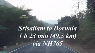 Srisailam to dornala ghat road journey [upl. by Arly788]