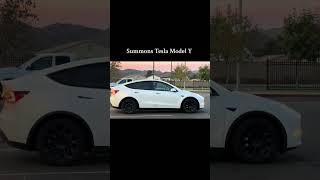 Summons Tesla model Y ✌️ [upl. by Aiki]