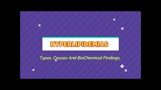 Hyperlipidemia  Its Types Causes And BioChemical Findings  Medico Star [upl. by Granoff]