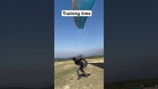 Learn paragliding with us paragliding India paragliding shortvideo subscribe viralvide travel [upl. by Acinoev]