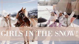 FUN IN THE ALPS ❄️ SNOW TRIP WITH THE GIRLS ❄️ Fashion Mumblr [upl. by Franny]