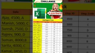 Excel Data Entry Trick  Excel Data Entry Job Interview  Excel Shortcut [upl. by Rentschler820]