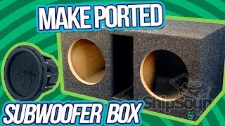 How To  FABRICAR CAJON PARA BAJOS  Make a subwoofer box [upl. by Limber20]