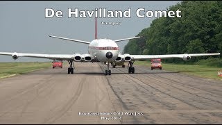 DH106 Comet Canopus Fast Taxi Run  Bruntingthorpe Cold War Jets May 2018 [upl. by Yrreb]