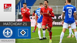 Record HatTrick amp 5 Goals  Darmstadt 98  Hamburger SV  05  Highlights  MD 21 – Bundesliga 2 [upl. by Cullie]