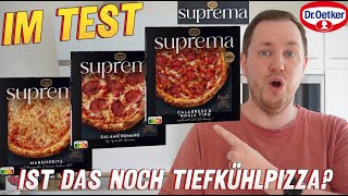 Dr Oetker Suprema Pizza Margherita Salame Romano und Calabrese amp Nduja Tipo im Test [upl. by Adnilav]