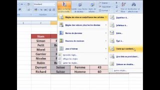 Mise en forme conditionnelle [upl. by Gaudette]