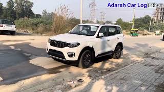 quotMahindra Scorpio N 2023 White Car Transport Door to Door Service Pan Indiaquot 🥰🇮🇳❤️🔥⚡️ Special 🎁 [upl. by Edbert]