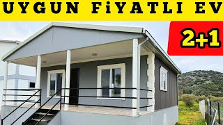 Ucuz Prefabrik Ev Turu  ANAHTAR TESLİM Fiyatı MAKUL FİYATLI EV [upl. by Pawsner]