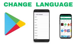 How to Change Language in Google Play Store 2023 [upl. by Otreblaug]