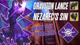 Nezarecs Sin  Graviton lance  INFINITE EXPLOSIONS VOIDWALKER BUILD  DESTINY 2 SEASON OF PLUNDER [upl. by Shelly419]