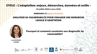 EXTRAIT Webinaire 3 Pourquoi et comment construire son diagnostic de vulnérabilité [upl. by Anaed]