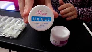 TUTORIAL DE APLICAÇÃO DE UNHAS EM GEL [upl. by Auston]