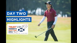 Second Round Highlights  Trust Golf Womens Scottish Open [upl. by Suoirtemed]