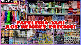 PAPELERÍA YAMI 🤑 ¡LA PAPELERÍA MÁS BARATA DEL CENTRO 😱  INICIA TU NEGOCIO  PLAZA VICTOR CDMX [upl. by Arraek793]