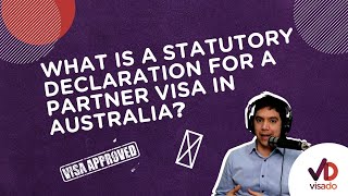 🤔 What is a statutory declaration for a partner visa in Australia❓ [upl. by Verne]