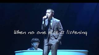 EXO DO Ft Chanyeol  For life Live English version Lyrics Video [upl. by Tessa]