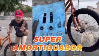 Como hacer amortiguador de bicicleta casero barato hazlotumismo ideas diy [upl. by Agneta]