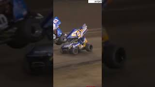 83 MCFADDEN upside down automobile race racing sprintcars [upl. by Ainnet350]