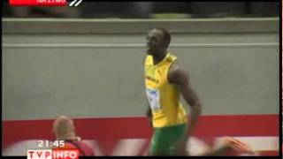 Usain Bolt Berlin 2009 Komentarz Pl [upl. by Notlad124]