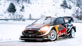 Sébastien Ogier wins his 5th Rallye MonteCarlo  WRC 2018 [upl. by Mychal]