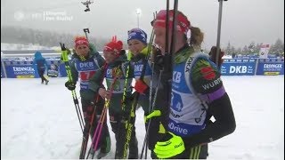 Biathlon  quotOberhof 2019quot  Staffel Damen  Relay Women [upl. by Yknip910]