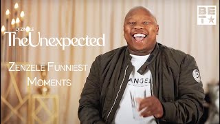 Top 5 of Zenzeles FUNNIEST moments  DJ Zinhle The Unexpected  BET Africa [upl. by Yetta]