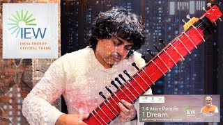 Inspirational  Official India Energy Theme g20 Sitar Zitar Instrumental Theme niladrikumar music [upl. by Henriha]