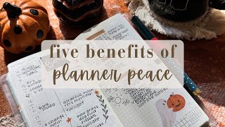 Five Benefits of Planner Peace [upl. by Ashbaugh]