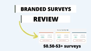 Branded Surveys Review  My Honest Take [upl. by Winton]