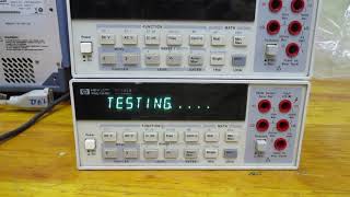 Agilent 34401A Digital Multimeter [upl. by Sairu]