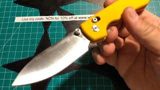 Vosteed Raccoon Yellow G10 w Crossbar Lock [upl. by Ennaoj99]