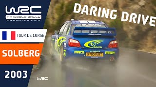 WRC History Petter Solberg´s daring drive in 2003 [upl. by Kcirdorb877]