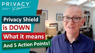 Privacy Shield is Down  Schrems II  what it means and 5 Action Points [upl. by Odlabu]