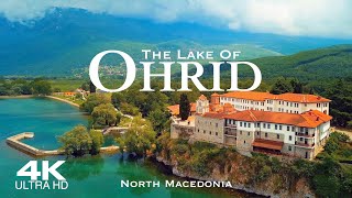 OHRID 2024 🇲🇰 Охрид 4K  1 HOUR Drone Aerial Relaxation Film  NORTH MACEDONIA Македонија Скопје [upl. by Lindsey]