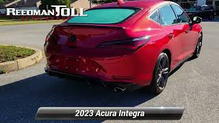 Used 2023 Acura Integra wASpec Technology Package Downingtown PA 240420AR [upl. by Nauqel]