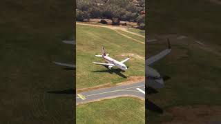 Very Hard Landing Airbus A320 At Small Airport shorts [upl. by Hewie927]