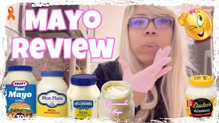 Mayo review Which mayonnaise is best Hellmanns Blue plate Kraft Homemade  Porcelynn Doll🩷 [upl. by Kassey]