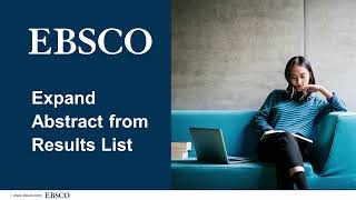 New EBSCO UI Features Expand Abstract NEW UI [upl. by Raclima]