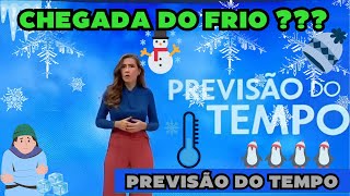 PREVISÃO DO TEMPO  Chegada de frio na região sul e sudeste [upl. by Noved139]