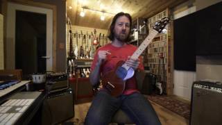 G Sharp OF1 Travel Guitar Comprehensive Demo by Bryan Ewald [upl. by Florri]