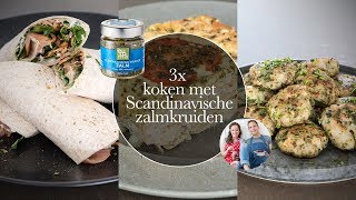 RECEPT 3x koken met Scandinavische zalmkruiden  Euroma [upl. by Romeyn]